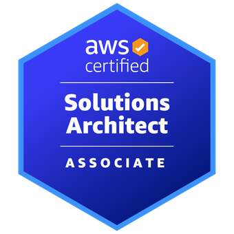 AWS Solution Architect Associate badge