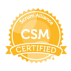 Certified Scrum Master badge